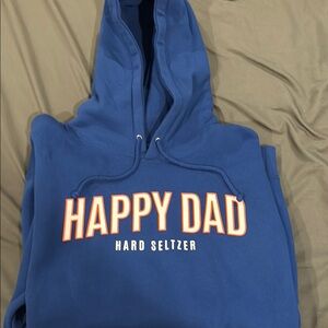 Happy Dad Blue Hoodie